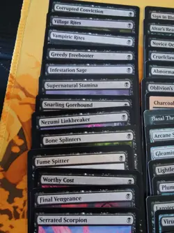 MTG - Commander (EDH) Deck - Shirei, Shizo's Caretaker, Mono Blackrifice ☠ - Image 2