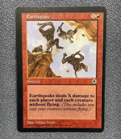MTG Earthquake x1 NM/EX ! Portal / Magic The Gathering - Image 1