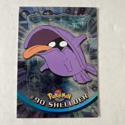 Pokemon Tv Animation Edition Series 2 Shellder #90 Holo Blue Logo 2000 LP/NM - Image 1