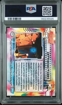 1999 TOPPS POKEMON THE MOVIE EDITION INTRODUCTIONS-FOIL #21 MOVIE EDITION PSA 6 - Image 2