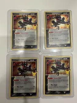 Greninja Gold Star Celebrations Promo SWSH144 Pokemon Sealed NM x4 LOT - Image 1