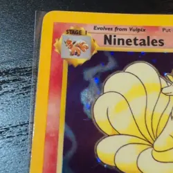 Ninetales 12/102 Holo Base Set 1999 WOTC Vintage Pokemon Card - Image 2