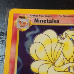 Ninetales 12/102 Holo Base Set 1999 WOTC Vintage Pokemon Card - Image 3