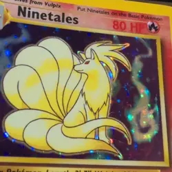 Ninetales 12/102 Holo Base Set 1999 WOTC Vintage Pokemon Card - Image 5