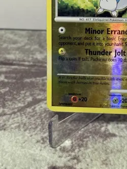 Pokemon Card Pachirisu 35/130 Reverse Holo Stamped Diamond & Pearl - NM - Image 5