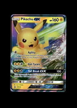 2019 Pokemon SM Black Star Promo: #SM232 Pikachu GX Holo NM-MT OR BETTER - Image 1