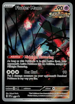 Pokemon Card - Flutter Mane Scarlet & Violet Promo 097 Holo Illustration Rare - Image 1