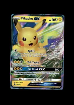 2019 Pokemon SM Black Star Promo: #SM232 Pikachu GX Holo NM-MT OR BETTER - Image 1