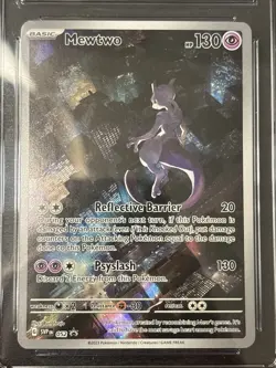 MEWTWO 052 POKEMON SVP EN SV BLACK STAR PROMO 151 2023 CGC 9 Mint Batman - Image 2