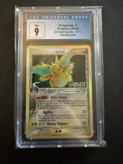 2005 Pokemon Dragonite Rev. Foil Ex Delta Species STAMPED CGC 9 - Image 1