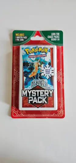 Pokemon 2025 Holiday Mystery Pack Seeded 1:10 Vintage/Chase Booster Pack - Image 1
