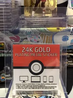 Eevee Pokemon Candy Stickers (2023) Korean Striking 24k Gold Plating NM CO - Image 2