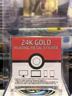 Pokemon 24K Gold Plated Korean Striking Popping Candy Sticker - PSYDUCK NM CO - Image 2