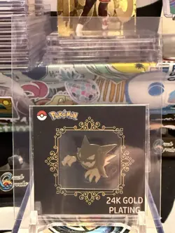 Pokemon Haunter 24k Gold-Plated Sticker - From Popping Candy Packs CO - Image 1