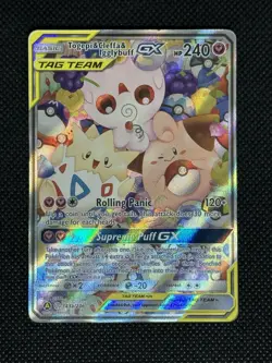 Pokemon TCG Togepi Cleffa Igglybuff GX Tag Team Alternate Art 143a/236 - Image 1