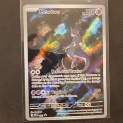 Pokemon Mewtwo TCG Scarlet & Violet 151 UPC Black Star Promo 52 - NM - Image 1