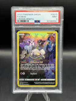 Mew GG10/GG70 - Crown Zenith: Galarian Gallery Holo Pokemon 2023 PSA 9 - Image 1