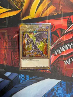 Yu-Gi-Oh! Red-Eyes Black Dragon (7th Art) RA04-EN109 ** Platinum Secret Rare ** - Image 1
