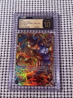 Sabo SEC OP13-120 One Piece Carrying On His Will English CGC PRISTINE 10 - Image 1