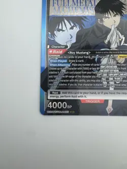 Roy Mustang SR UE09BT/FMA-1-055 Fullmetal Alchemist Union Arena TCG - Image 4