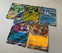 Lot of 5 Japanese Pokemon EX Cards NM - Image 3
