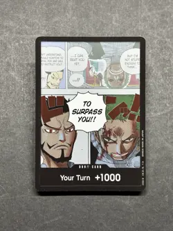 DON!! Card (Mihawk & Zoro) (Double Pack Set Vol. 3) Wings of the Captain Foil - Image 1