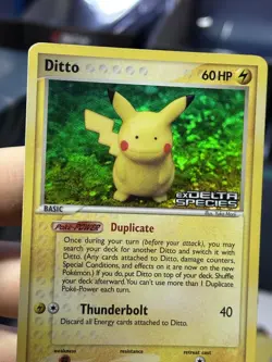 Ditto (Pikachu) 39/113 EX Delta Species 2005 Reverse Holo Pokemon Card TCG - Image 5