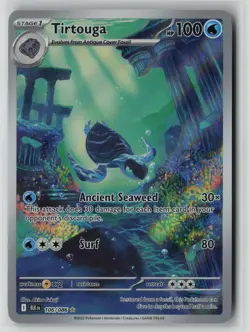 Tirtouga 106/086 Pokemon Black Bolt Illustration Rare Card Near Mint (NM)1 - Image 1