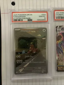 Pokemon 3 Graded Cards - Mew Vmax, Duskull, And Kangaskhan Lot Of 3 - Image 2