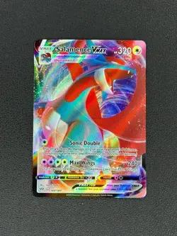 Salamence VMAX - 144/189 - Pokemon Darkness Ablaze Sword Shield Rare Card NM - Image 1