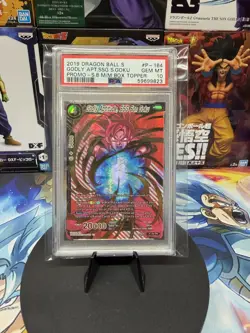 PSA 10 ⭐ SSG Son Goku Godly Aptitude Box Promo Card Super DBS Z DBZ Heroes - Image 1