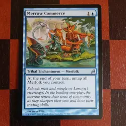 Mtg Merrow Commerce VLP/NM Lorwyn Merfolk Tribal Enchantment Magic Card - Image 1