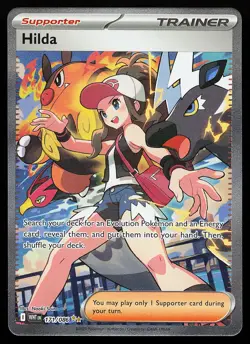 Hilda 171/086 Holo Special Illustration Rare White Flare Pokemon Card - Image 1