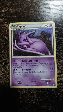 Pokemon Espeon Holo Rare TCG Card 4/95 Call of Legends Series 2011 - Image 1