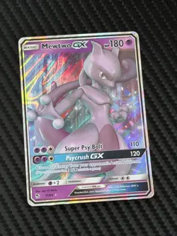 Mewtwo GX 31/68 - Hidden Fates - Full Art Holo Pokemon Card - Near Mint (NM) - Image 1