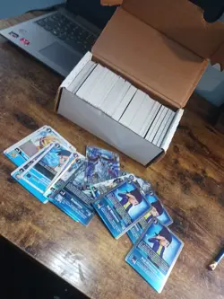 Lot Of Approx 400 Digimon TRADING CARDS. Foils. Holos. Rare. Unsearched - Image 1