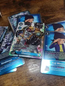 Lot Of Approx 400 Digimon TRADING CARDS. Foils. Holos. Rare. Unsearched - Image 4