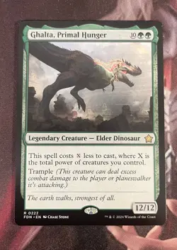 MtG Custom Commander Mono Green Beefcakes - Ghalta, Primal Hunger - Bracket 2 - Image 1