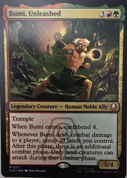 Bumi Unleashed Commander Deck Avatar Earthbending Lands MTG EDH Custom 100 Cards - Image 1