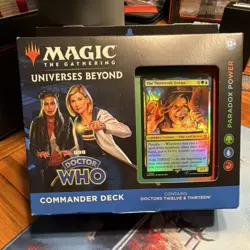 Magic: The Gathering Universes Beyond Doctor Who Commander Deck Paradox Power - Image 1