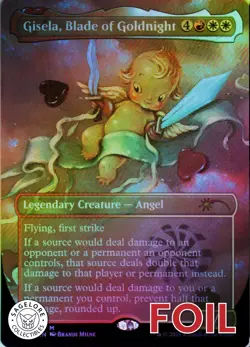 MTG Gisela, Blade of Goldnight (218) | NM Foil | Secret Lair Valentine's {SLD} - Image 1