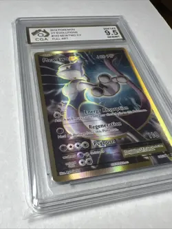 CGA 9.5 Mewtwo EX 103/108 XY Evolutions Pokemon Graded Card Full Art - Image 3