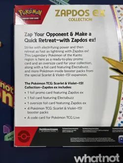 🔥Pokemon TCG Scarlet & Violet - 151 Zapdos Ex Collection Brand New & Sealed🔥 - Image 3