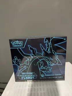 Pokemon TCG Phantasmal Flames Pokemon Center ETB Sealed Brand New - Image 1