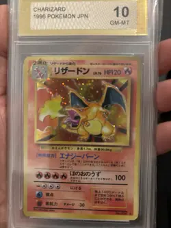 Pokemon TCG Charizard Glurak Base Japanese 1996 - Image 1