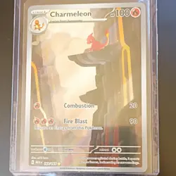 Pokemon Charmeleon Rare Regular 169/165 Scarlet & Violet 151 English 2023 HP 100 - Image 1