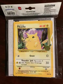 Pokemon 25th Anniversary First Partner Collector's Binder With Oversize Pikachu - Image 1