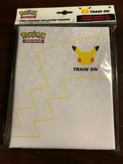 Pokemon 25th Anniversary First Partner Collector's Binder With Oversize Pikachu - Image 2