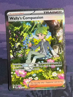 Wally's Compassion 186/132 Pokemon Mega Evolution Special Illustration Rare NM - Image 1