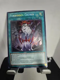 Forbidden Crown 1st Edition Secret Rare BPRO-EN067 Yu-Gi-Oh! - Image 1